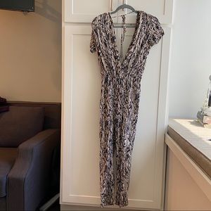 Forever 21 patterned jumpsuit